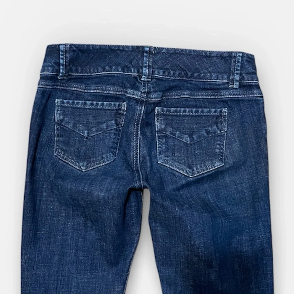 CAbi Dark Wash Lou Lou Slim Straight Jean Size 4 Style #201 - Picture 5 of 9